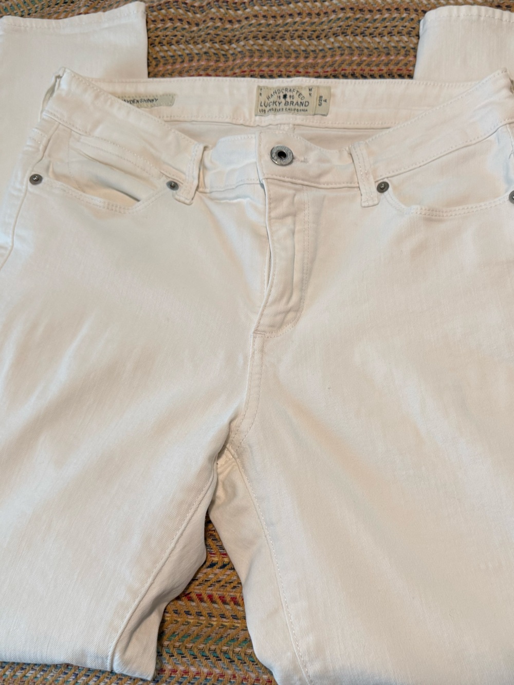 Lucky Brand White Denim Jeans